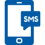 Dental clinic mobile SMS contact icon